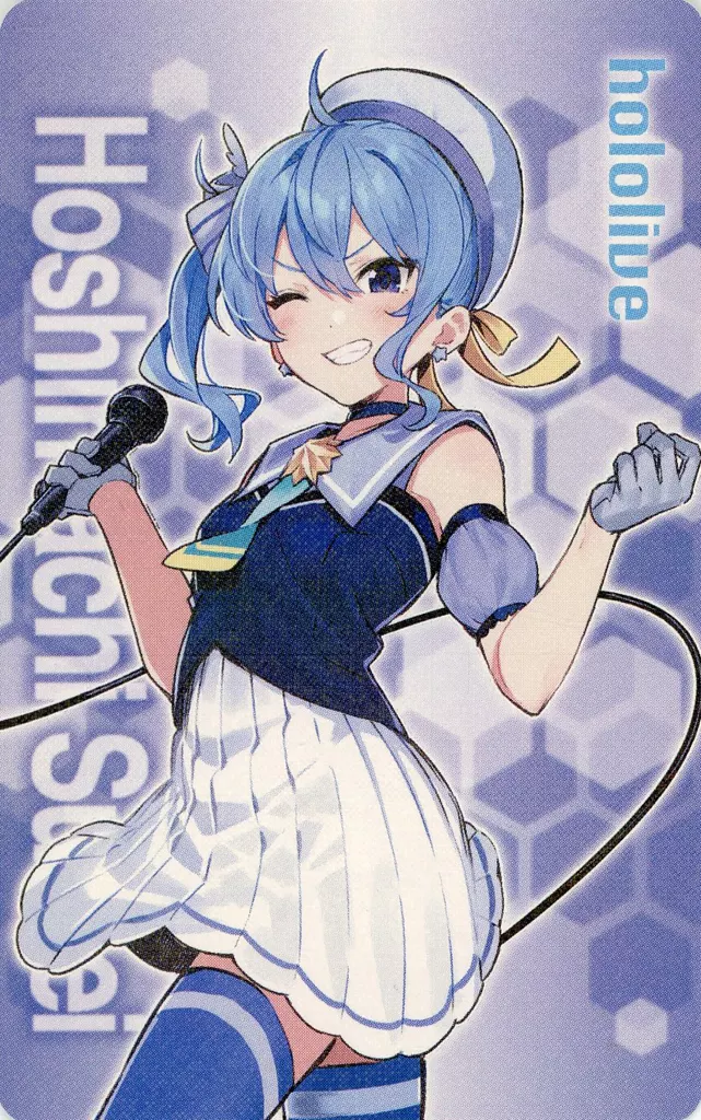 キャラカード　星街すいせい オリジナルカード 「バーチャルYouTuber ホロライブ×アトレ秋葉原」 グッズ購入特典