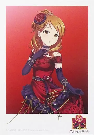 北条加蓮 サイン入り特製ブロマイド 「アイドルマスター シンデレラガールズ×TOKYO MYSTERY CIRCUS 開幕直前!!目指せ☆アイドルフェスティバル」 来場者特典