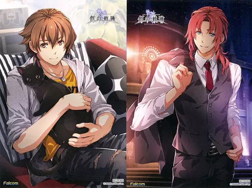 ロイド/ランディ オリジナルイラストカード2枚セット 「PS4ソフト 英雄伝説 創の軌跡」 キャラアニ購入特典