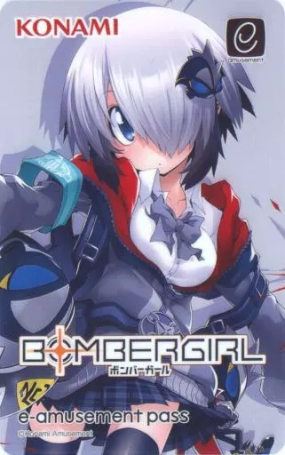 キャラカード　グレイ オリジナルe-AMUSEMENT PASS 「ボンバーガール」 e-AMUSEMENT PASS プレゼントキャンペーン当選品