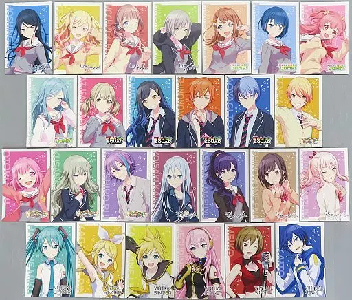 全26種セット プロフィールカード 「プロジェクトセカイ カラフルステージ! feat.初音ミク ハーフアニバーサリーフェア」 グッズ購入特典