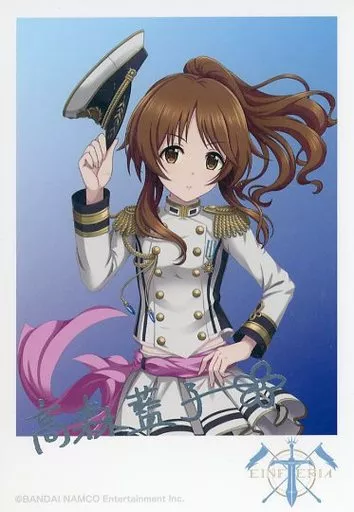 高森藍子 サイン入り特製ブロマイド 「アイドルマスター シンデレラガールズ×TOKYO MYSTERY CIRCUS 開幕直前!!目指せ☆アイドルフェスティバル」 来場者特典