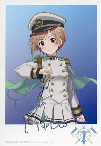 相葉夕美 サイン入り特製ブロマイド 「アイドルマスター シンデレラガールズ×TOKYO MYSTERY CIRCUS 開幕直前!!目指せ☆アイドルフェスティバル」 来場者特典