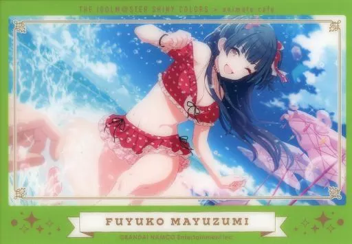 黛冬優子(ノーマル) 「アイドルマスター シャイニーカラーズ 4TH ANNIVERSARY FRUIT PARLOR by animatecafe トレーディングミニクリアポートレート(グループ2)」