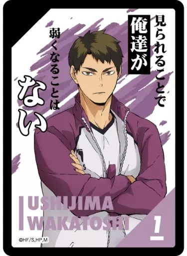 牛島若利　クリアカード　57枚 牛島若利 クリアカード 57枚 牛島若利 クリアカード 57枚 ハイキュー