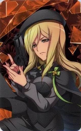ひぐらしのなく頃に うみねこのなく頃に　ヴァンガード 中国版 鷹野三四　パーツ 駿河屋 -<中古>鷹野三四 ビジュアルカード 「Pひぐらしのなく頃に～彩