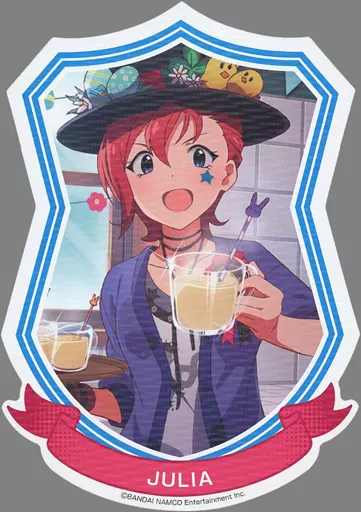 ジュリア(エッグノックで乾杯!) ダイカットブロマイド 「アイドルマスター ミリオンライブ!」 アイドルマスターオフィシャルショップ くじM＠STER D賞