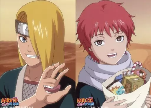 NARUTO-ナルト- 疾風伝 ジャンプフェスタ2012 ブロマイド 駿河屋 -<中古>デイダラ＆サソリ ブロマイドセット 「NARUTO