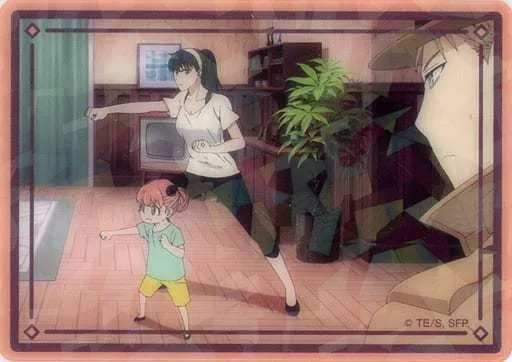 アーニャ＆ヨルB(ホログラム) 「SPY×FAMILY トレーディングクリアカード」
