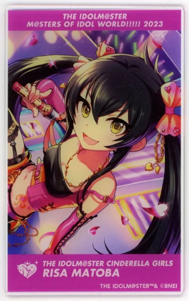 的場梨沙(シンデレラガールズ/MOIW!!!!! 2023) 公式クリアカード 「THE IDOLM＠STER M＠STERS OF IDOL WORLD!!!!! 2023」