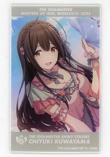 桑山千雪(シャイニーカラーズ/MOIW!!!!! 2023) 公式クリアカード 「THE IDOLM＠STER M＠STERS OF IDOL WORLD!!!!! 2023」