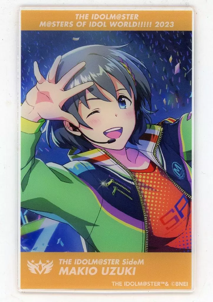 卯月巻緒(SideM/MOIW!!!!! 2023) 公式クリアカード 「THE IDOLM＠STER M＠STERS OF IDOL WORLD!!!!! 2023」