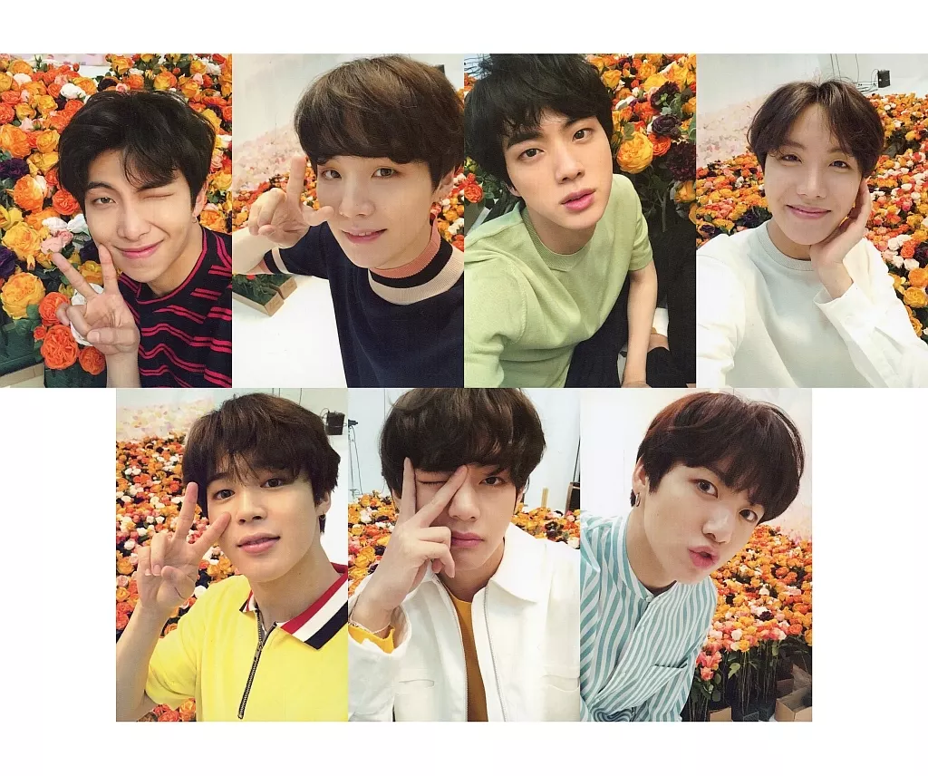 bts lys パスポートケース　トレカ　7枚セット