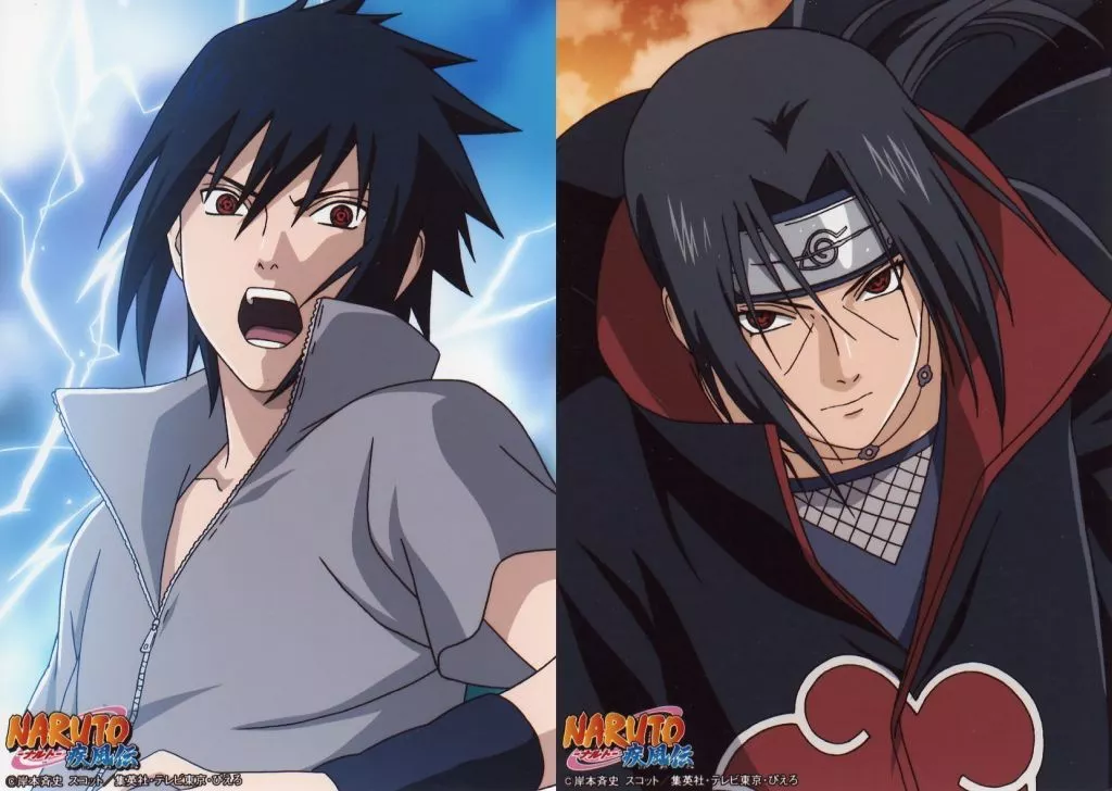NARUTO！稀少品！サスケ イタチ ブロマイド NARUTO！稀少品！サスケ イタチ ブロマイド