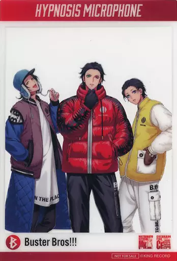 Buster Bros!!! 「マツキヨココカラ×ヒプノシスマイク オリジナルクリアブロマイド」 対象商品購入特典