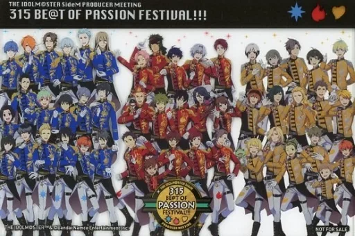 集合 属性別クリアカード3種セット 「Blu-ray THE IDOLM＠STER SideM PRODUCER MEETING 315 BE＠T OF PASSION FESTIVAL!!!EVENT」 アソビストア購入特典