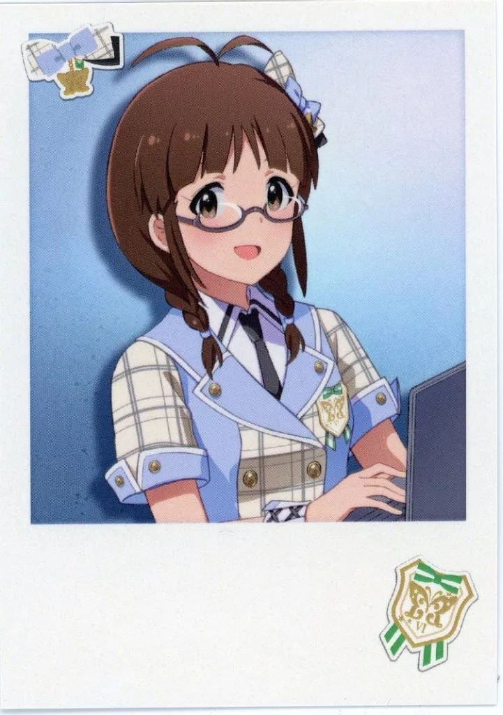 秋月律子(ノーマル) 「アイドルマスター ミリオンライブ! シアターデイズ 6th Anniversary in AKIHABARA トレーディングインスタントフォト風カード フューチャー・シグネチャーver.」