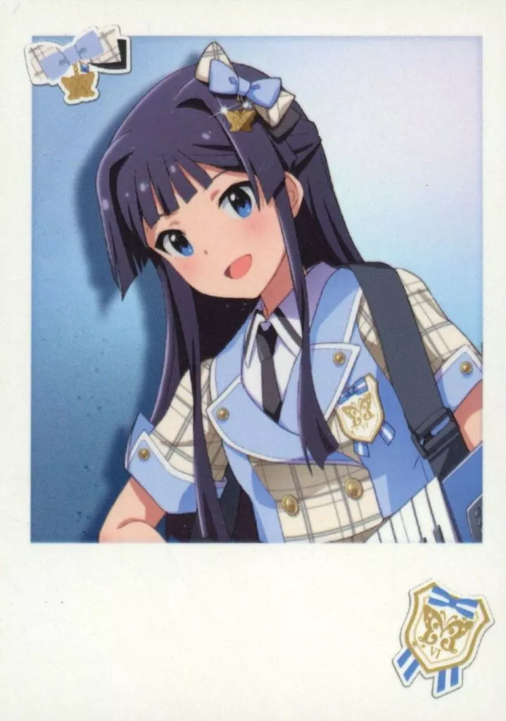 最上静香(ノーマル) 「アイドルマスター ミリオンライブ! シアターデイズ 6th Anniversary in AKIHABARA トレーディングインスタントフォト風カード フューチャー・シグネチャーver.」
