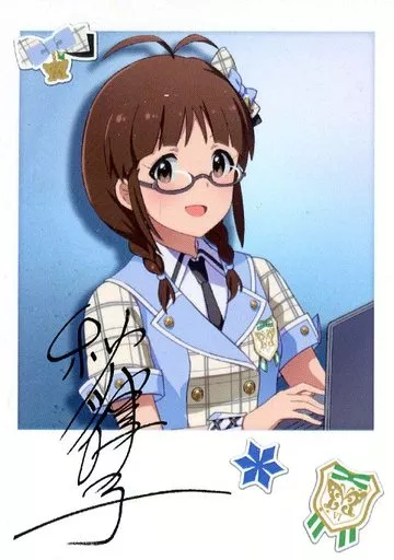 秋月律子(レア) 「アイドルマスター ミリオンライブ! シアターデイズ 6th Anniversary in AKIHABARA トレーディングインスタントフォト風カード フューチャー・シグネチャーver.」