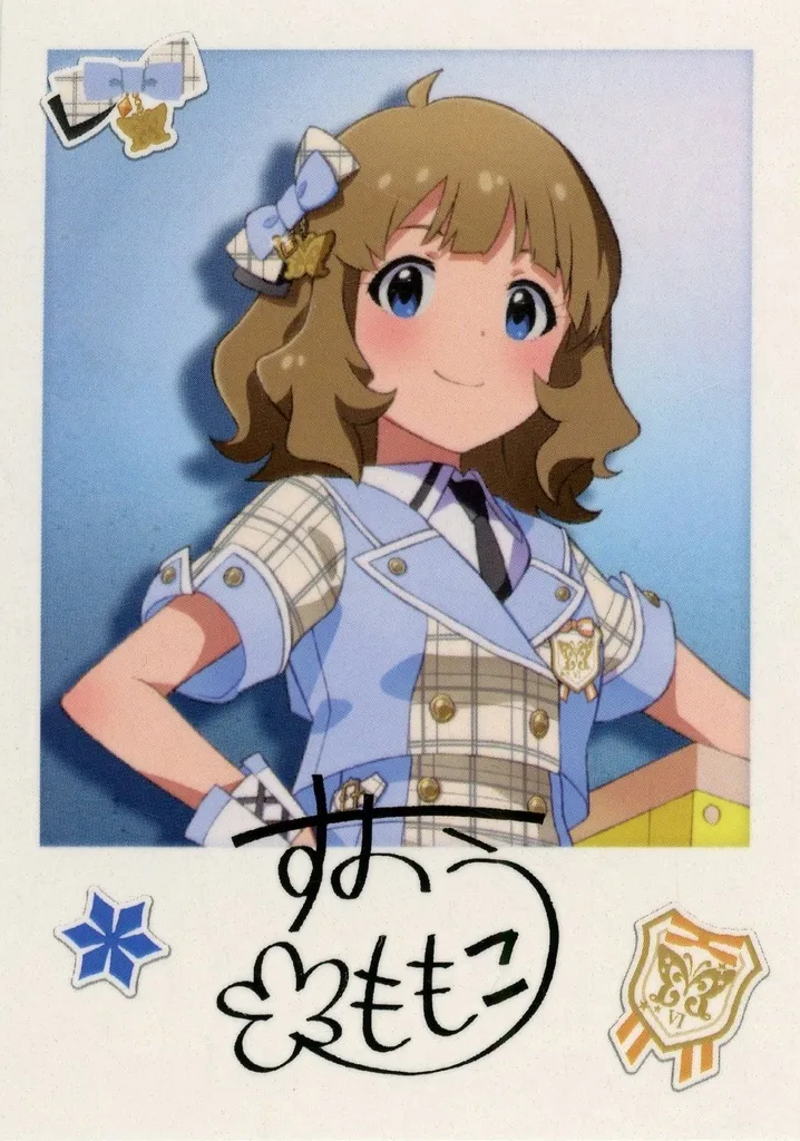 周防桃子(レア) 「アイドルマスター ミリオンライブ! シアターデイズ 6th Anniversary in AKIHABARA トレーディングインスタントフォト風カード フューチャー・シグネチャーver.」