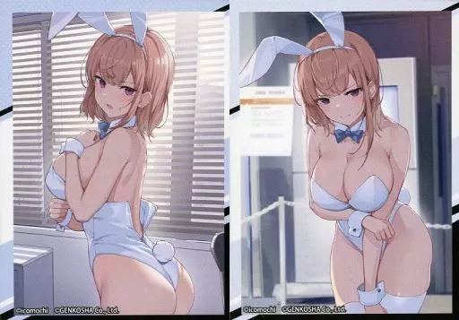 イコモチイラスト(デザインB) ミニカードセット(2枚セット) 「DMMスクラッチ! イコモチ画集 Mellow 発売記念」 D-2賞