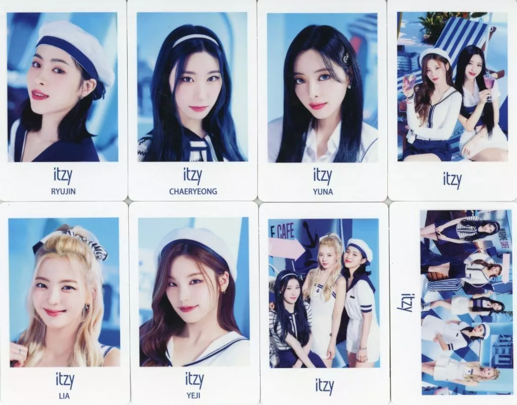 キャラカード　ITZY フォトカードセット(8枚入り) 「JYP JAPAN POPUP STORE 2023」