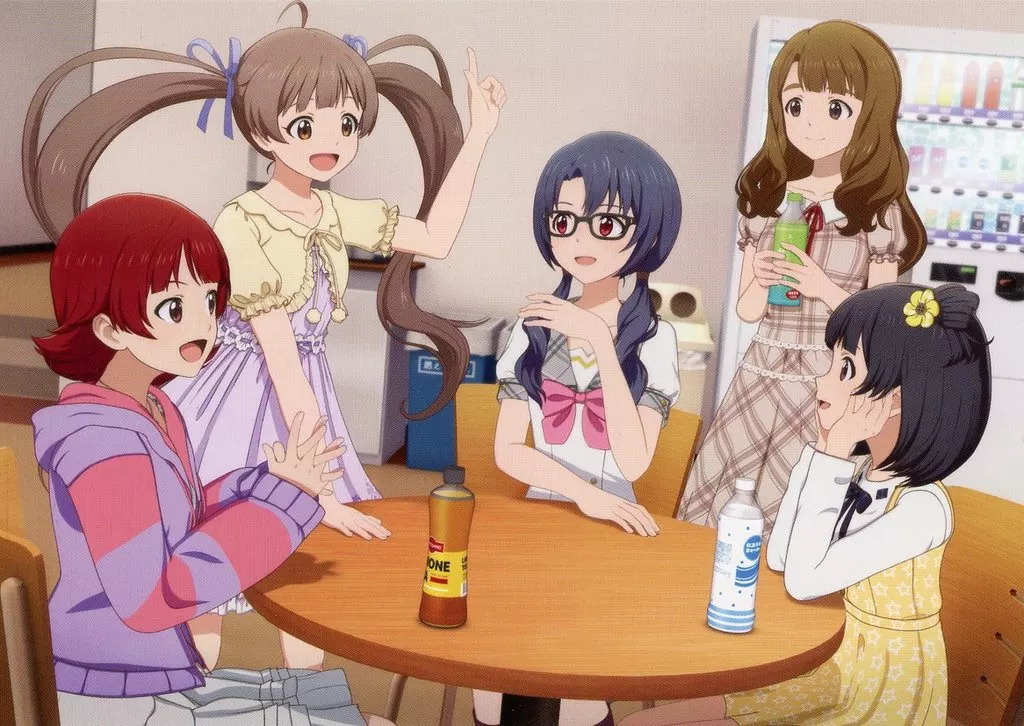 集合(休憩室) 描きおろしイラストシート 「アイドルマスター ミリオンライブ! 第1幕 劇場先行上映」 1週目来場者特典