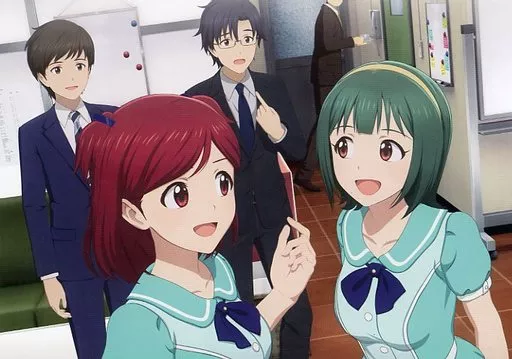 集合(制服) 描きおろしイラストシート第2弾 「アイドルマスター ミリオンライブ! 第2幕 劇場先行上映」 1週目来場者特典