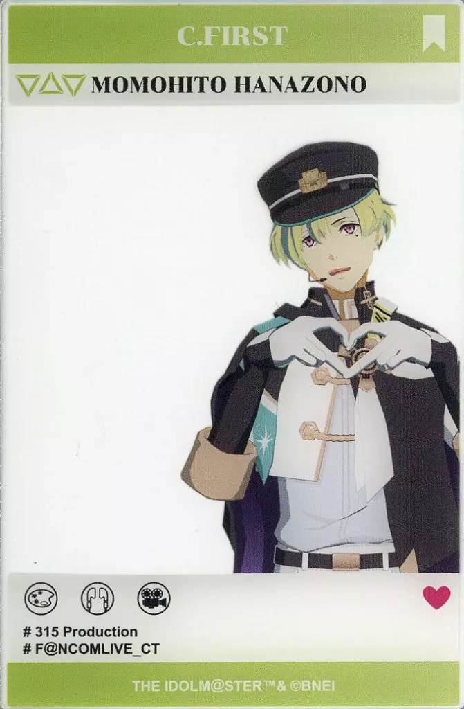 花園百々人 公式クリアカード 「アイドルマスター SideM 315 Production presents F＠NCOMLIVE CONNECTIME!!!!」 開催記念グッズ_image