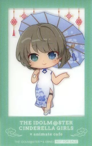 高垣楓(デフォルメ) クリアカード 「アイドルマスター シンデレラガールズ×animatecafe」 対象商品購入特典