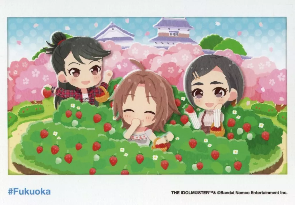 福岡県A 「アイドルマスター シンデレラガールズ デレマス観光大使 公式トレーディングブロマイド C」