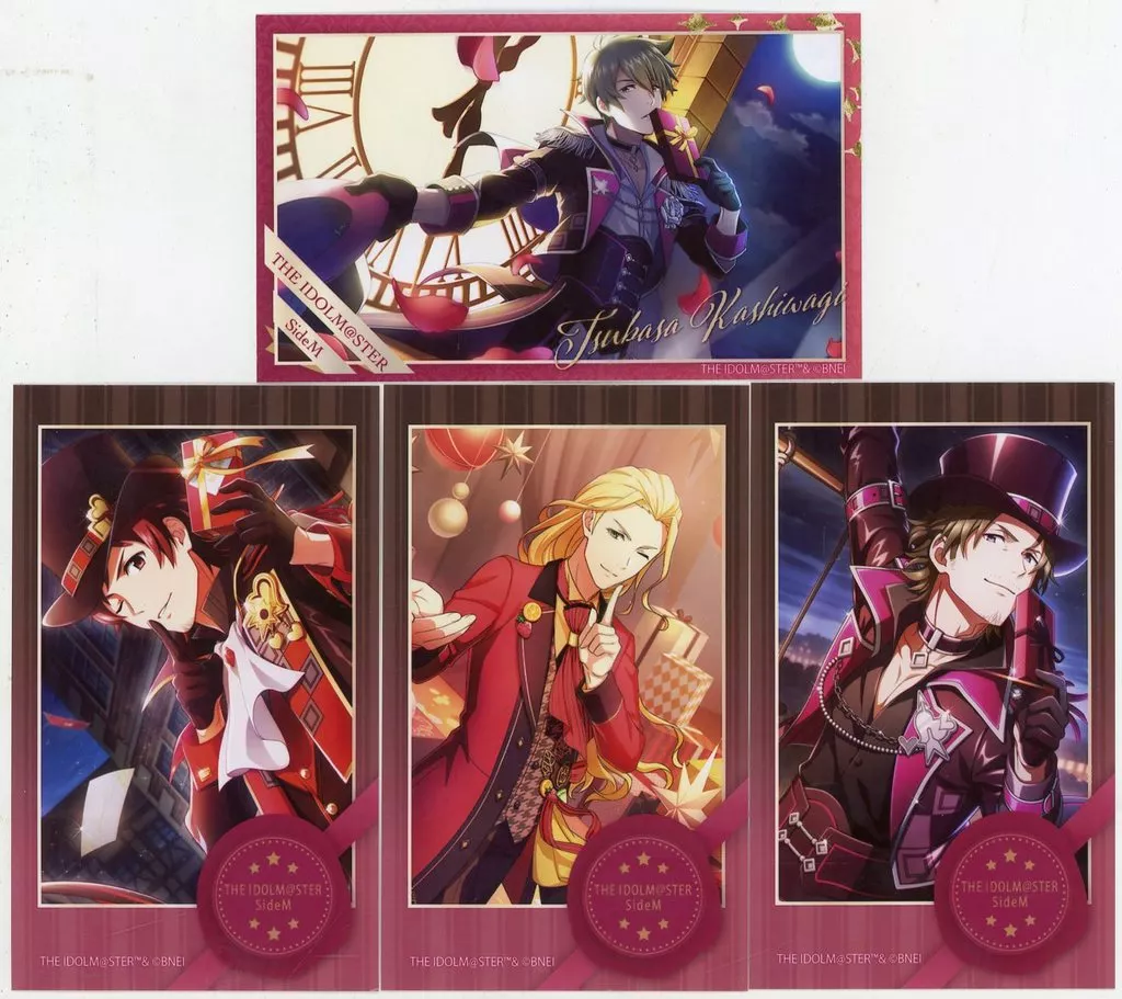 A ミニブロマイド4枚セット 「くじ引き堂 アイドルマスター SideM Happy Valentine’s Day オンラインくじ」 C-1賞