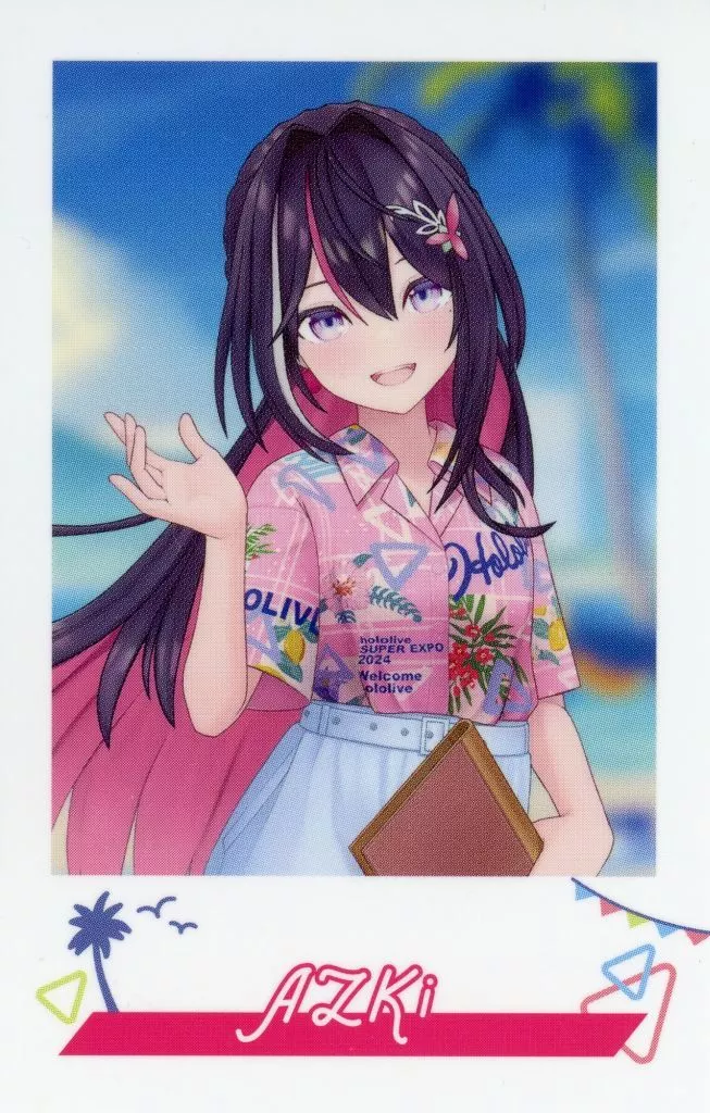 AZKi 「バーチャルYouTuber ホロライブ hololive SUPER EXPO 2024 ランダムチェキ風カード 0期生+1期生+2期生+ゲーマーズ」