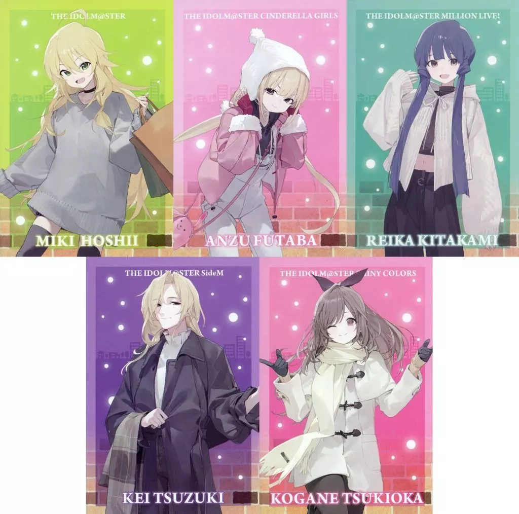 全5種セット イラストカード 「THE IDOLM＠STER -M＠STER’s FESTA 2024-」 アニメイト対象商品購入特典