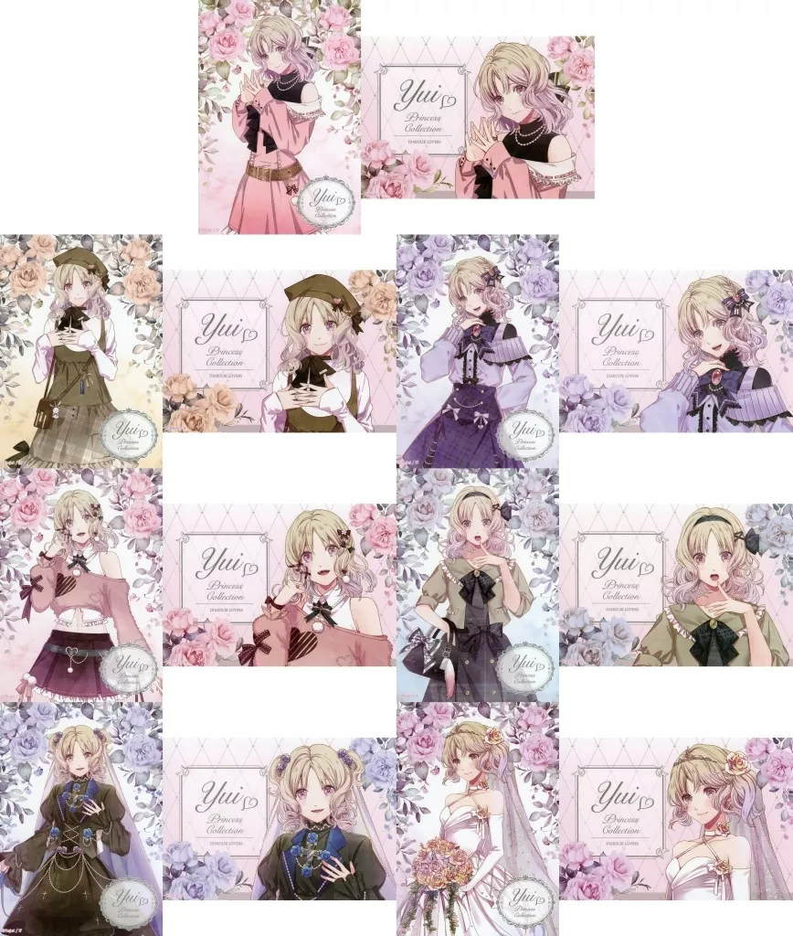 ディアラバ　YUI❤PRINCESS COLLECTION　C・D　14点セット ディアラバ YUI❤PRINCESS COLLECTION C・D 14点セット 受注生産