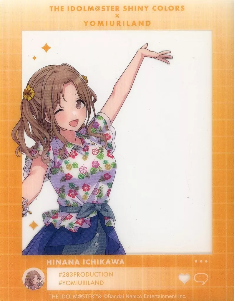 市川雛菜 「アイドルマスター シャイニーカラーズ×よみうりランド SNS風クリアスナップ B tropical style」
