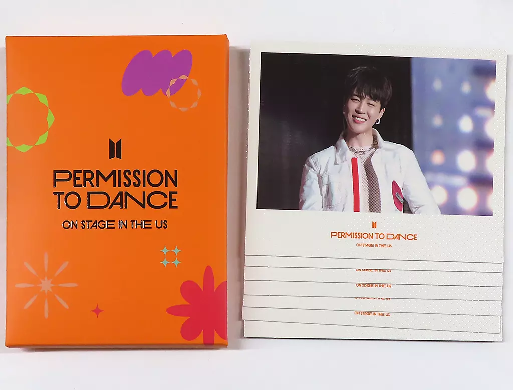 キャラカード　BTS(防弾少年団) ポラロイド型フォト(7枚組) 「DIGITAL CODE BTS PERMISSION TO DANCE ON STAGE in THE US」 Weverse Shop GLOBALオリジナル特典