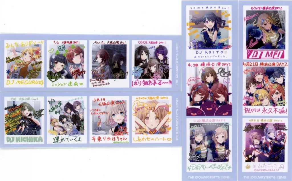 集合 開催記念 公式横長ブロマイドセット 「THE IDOLM＠STER SHINY COLORS 6thLIVE TOUR」