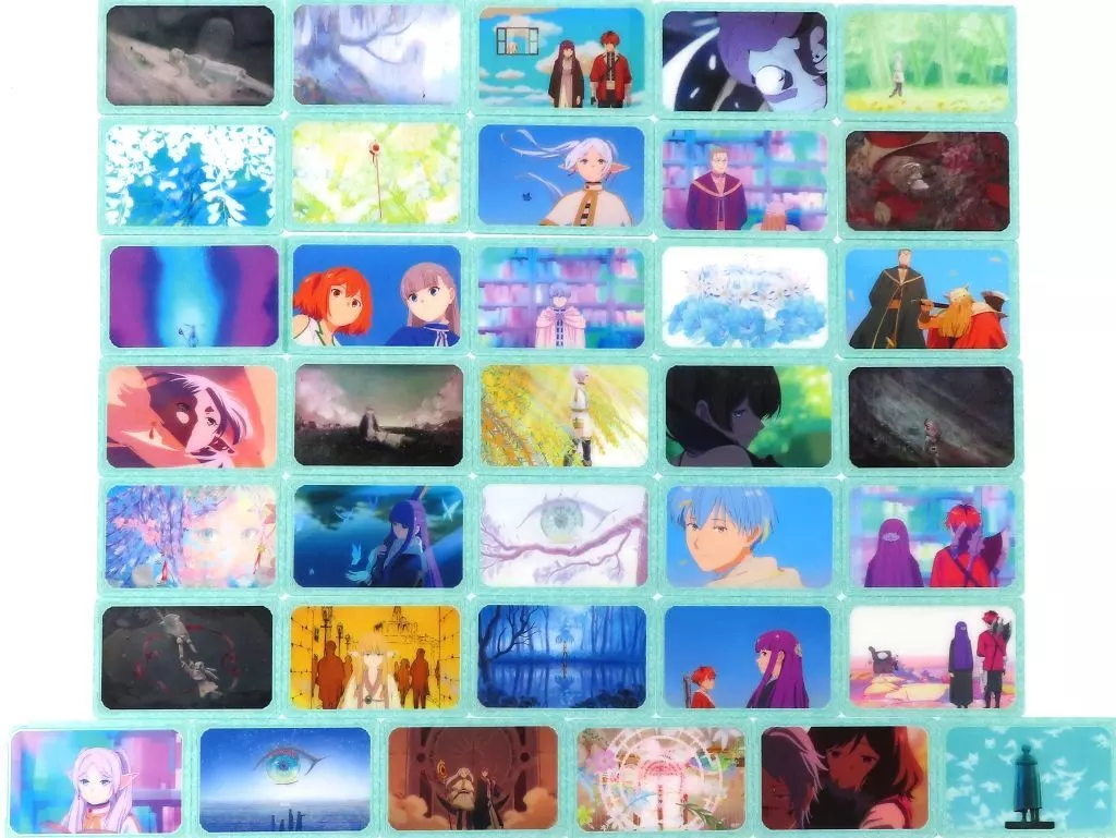 全36種セット 「葬送のフリーレン展 ～冒険の終わりから始まる物語～ ランダムクリアカード【OP・ED】」