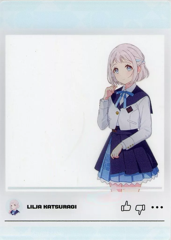 葛城リーリヤA 公式クリアカード 「学園アイドルマスター」
