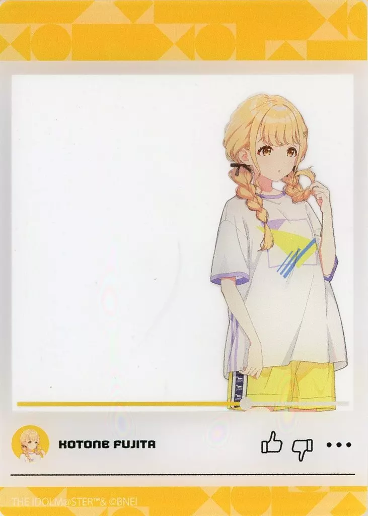 藤田ことねB 公式クリアカード 「学園アイドルマスター」