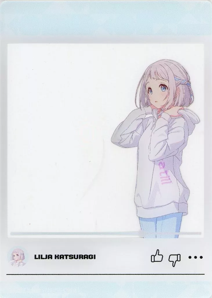 葛城リーリヤB 公式クリアカード 「学園アイドルマスター」