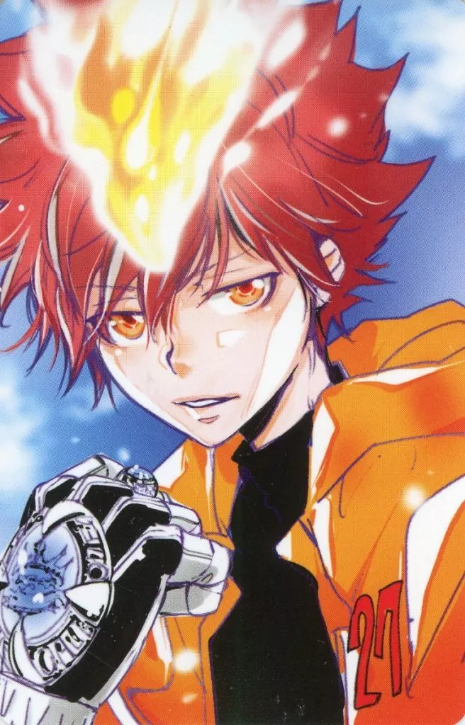 キャラカード　超ツナ 自撮り風トレーディングカード 「家庭教師ヒットマンREBORN!」 天野明展 The Characters物販購入特典