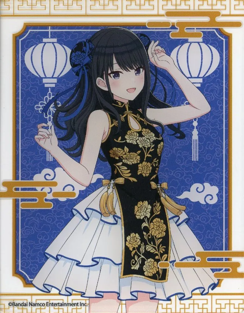 風野灯織(描き下ろし) 「アイドルマスター シャイニーカラーズ POP UP SHOP in TOWER RECORDS アクリルカード 01/チャイナver.(描き下ろし＆グラフアートイラスト)」