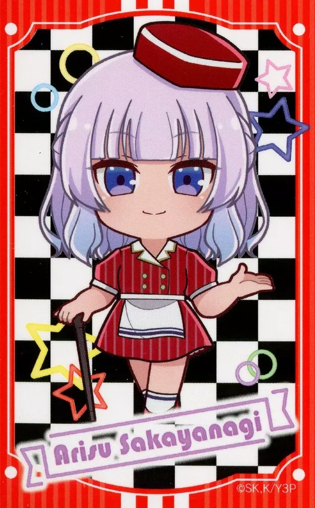 坂柳有栖(アメリカンダイナー) 「ようこそ実力至上主義の教室へ×PRINCESS CAFE チェキ風カード」