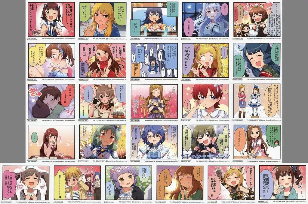 全26種セット 特製4コマカード ver.A 「アイドルマスター ミリオンライブ! シアターデイズ 7th Anniversary in AKIHABARA ~秋葉原っぱフェスティバル~」 前半期間 関連商品販売店舗配布特典