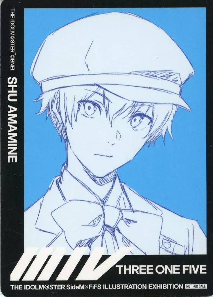 天峰秀(背景水色) イラストができるまでカードVOL.1 「アイドルマスター SideM×FiFS イラスト展 スリー・ワン・ファイヴ VOL.1」 入場特典＆グッズ購入特典
