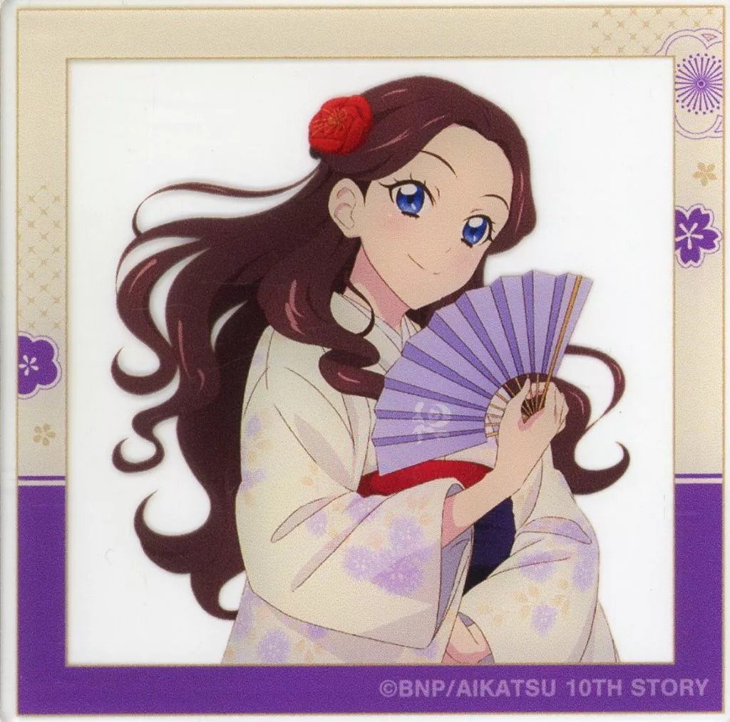 藤原みやび(名前なし) 「アイカツ! 10th STORY ~未来へのSTARWAY~ in 浅草花やしき 描き下ろし 袴ver. トレーディングアクリルフォト」