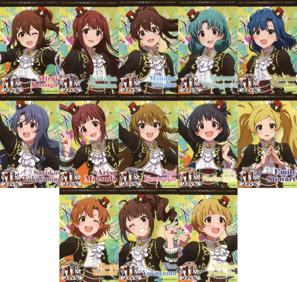 全13種セット 「アイドルマスター ミリオンライブ! 公式トレーディングブロマイド A(11thLIVE ver.)」
