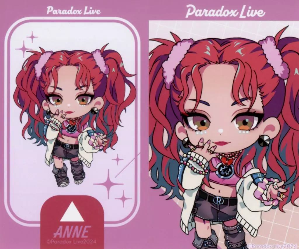 キャラカード　アン・フォークナー(ミニキャラ) 「Paradox Live POP UP STORE Retro Remix フォトカードコレクションA」